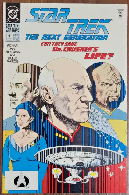 Star Trek: The Next Generation Comic Book #9 DC 1990 NM UNREAD Bagged/Boarded