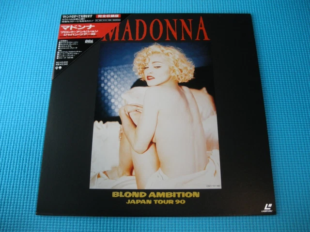 MADONNA Laser Disc LD Blond Ambition Japan Tour 1990 Japan OBI WPLP-9044 MADONNA Laser Disc LD Blond Ambition Japan Tour 1990 Japan OBI WPLP-9044