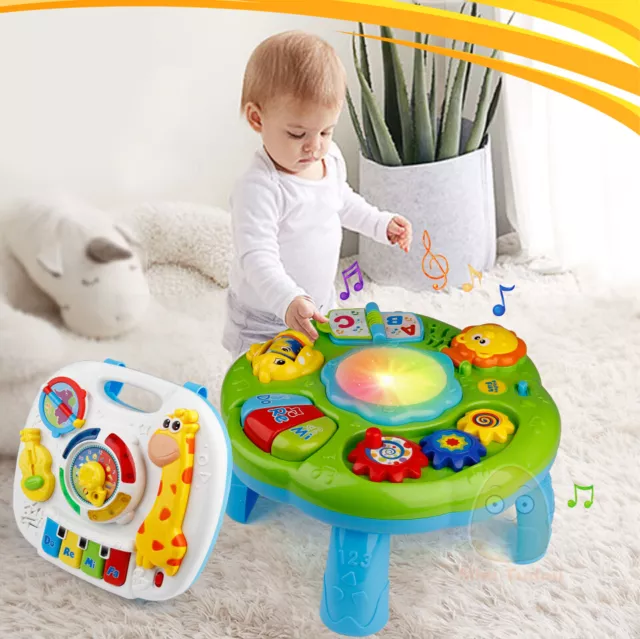 Baby Activity Table Center Toys Toys Musical Educational Learning For Toddlers
