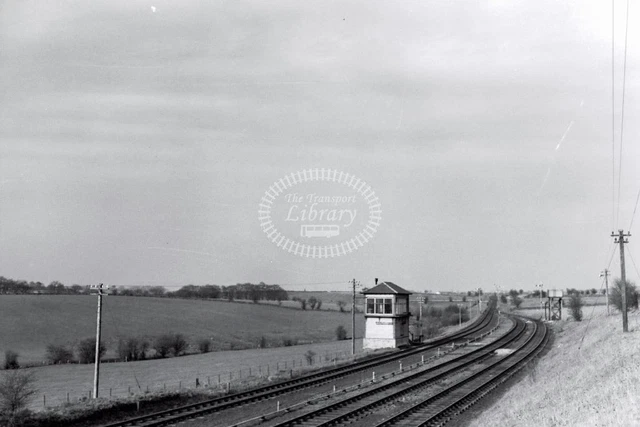 PHOTO BR British Railways Station Scene - BELSTON JUNCTION 1974