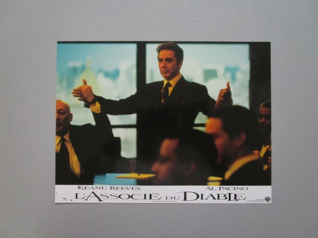 AL PACINO &L'ASSOCIE Du Diable" (The Devil's Advocate) Lobby Card Lb2