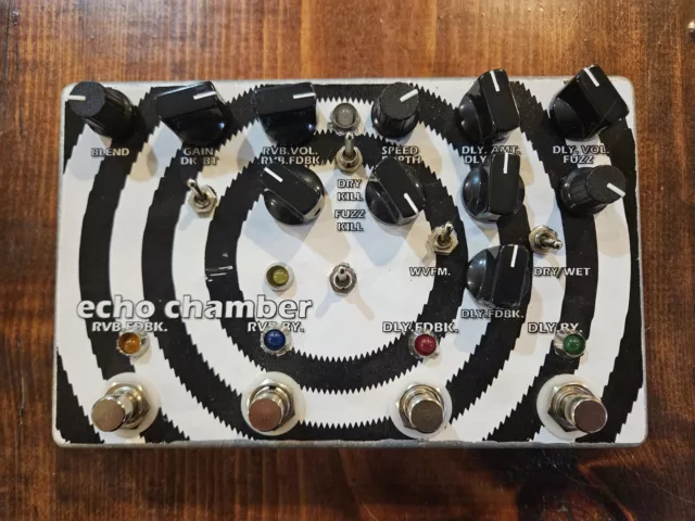 Custom Guitar Pedal DBA Echo Dream 2 And Reverberation Machine