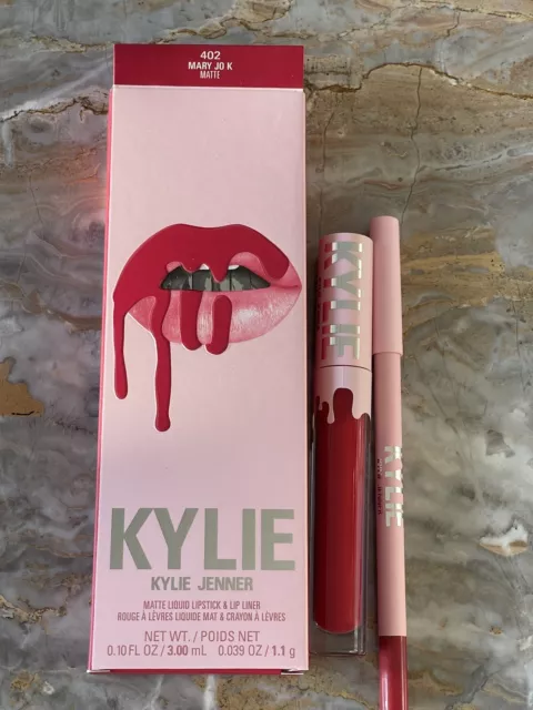 BNIB Kylie Cosmetics Matte Lipstick + Lip Liner Kit- Mary Jo K 402 💋💄RRP £28