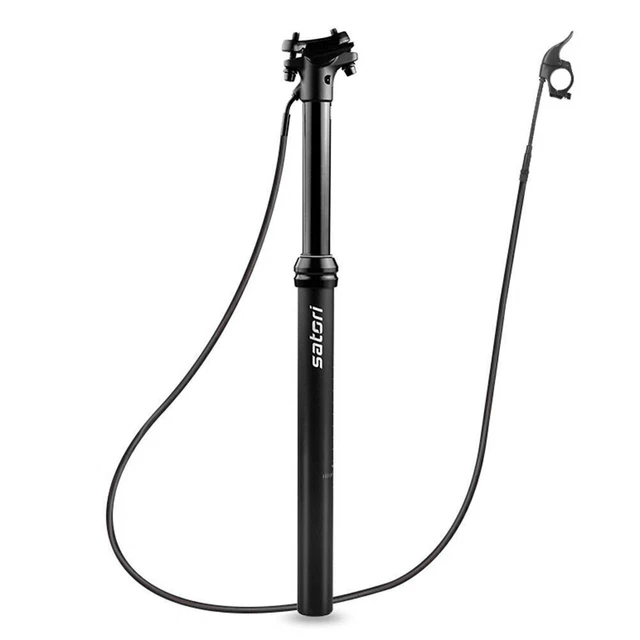 Satori Mountain Bike Seatpost Dropper 100mm Travel 31.6 External Cable Remote