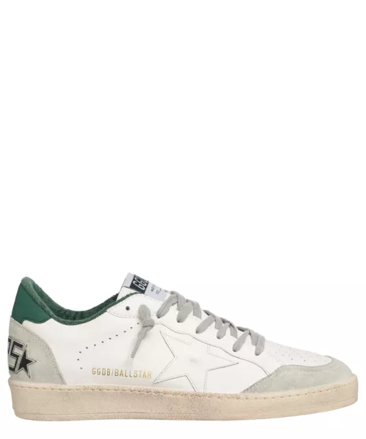 Golden Goose basket homme ball star GMF00117.F004746.10802 cuir logo White - Ice
