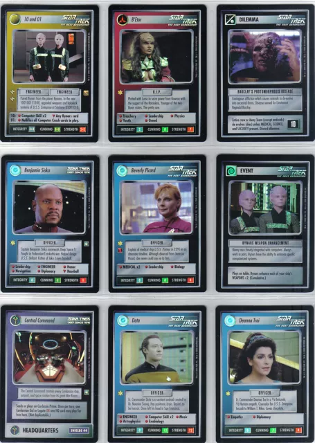 Star Trek Ccg Reflections Complete Set Of 96 Very Rare And Super Rare Foil Cards 3