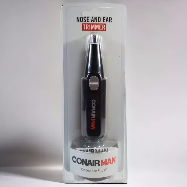 Conair Man Nose and Ear Compact Cordless Battery Personal Trimmer RNT1 - Black