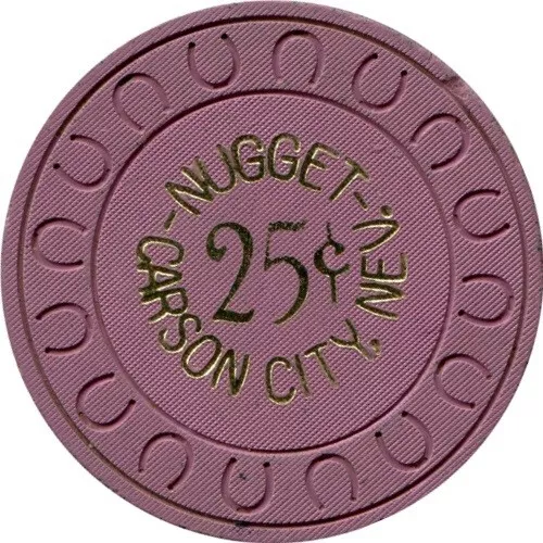 25¢ Nugget Casino Chip (N4414.1) - Carson City, Nevada