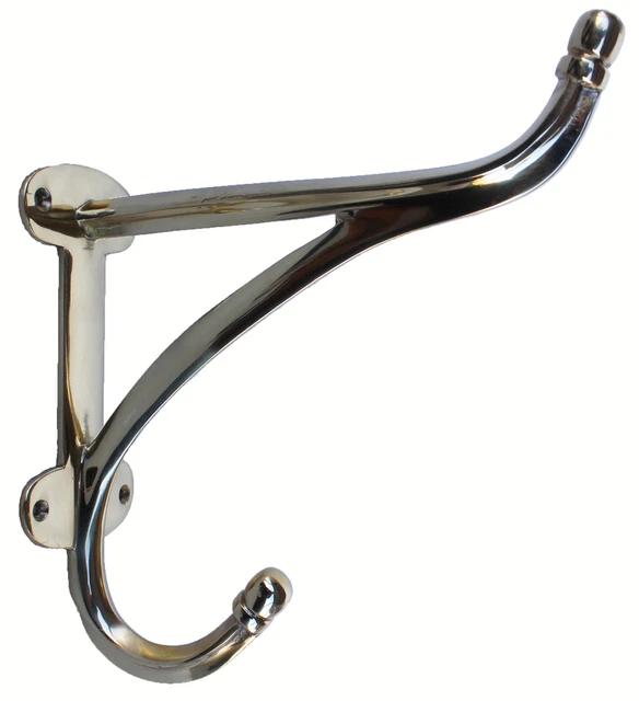 Barn Home Decor 8" Wall Mounted Double Hook Rack Bridle Tack 6779