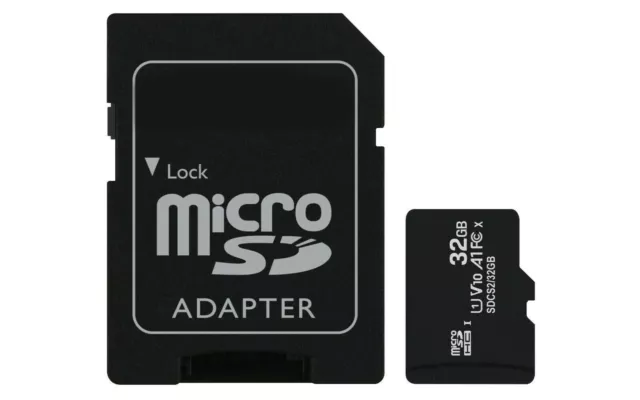 New 32GB Micro SD Card SDHC SDXC Memory Card TF Class10 32 GB SD Adapter UK