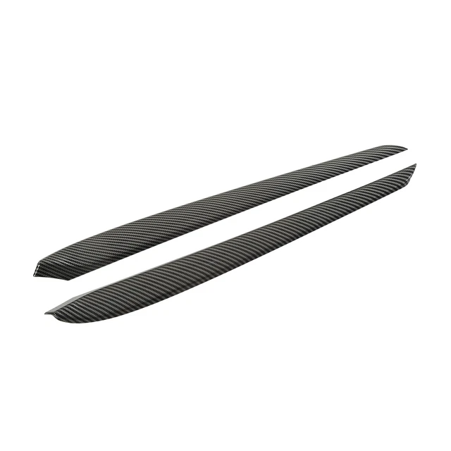 Carbon Fiber Style Inner Armrest Panel Cover Trim - 2pcs - Front Door Panel Trim