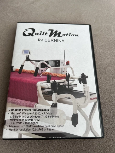 CD de instalación de movimiento de edredón Bernina