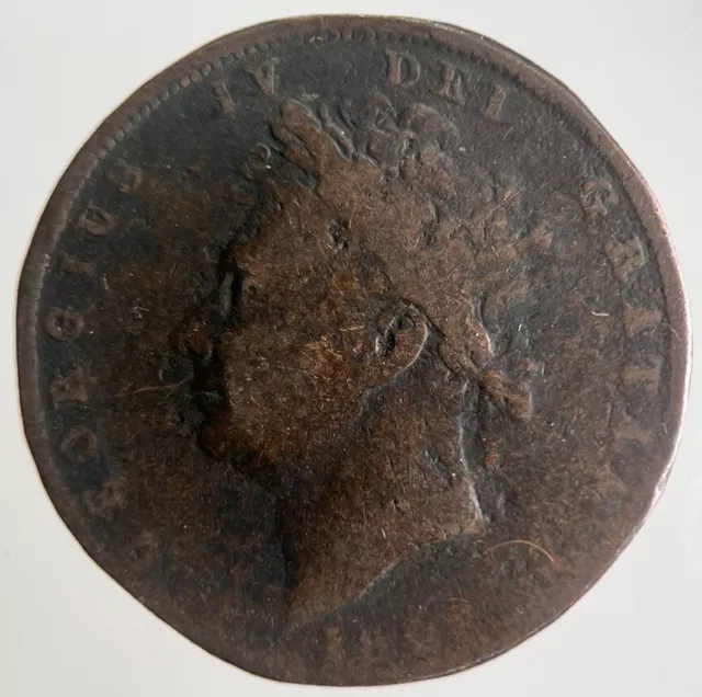 George IV Farthing Coin | Fair Grade | a4461