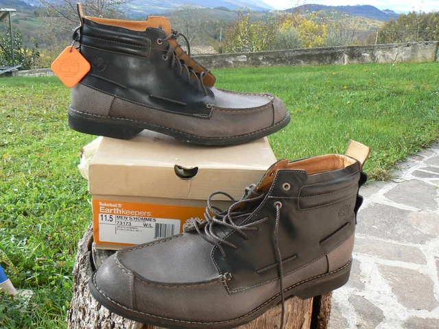 NUOVO Timberland Earthkeepers EK CITY 73173 scarponcini uomo num.45.5