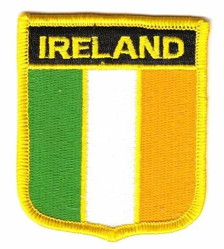 Wappen Aufnäher Irland Patch Flagge Fahne