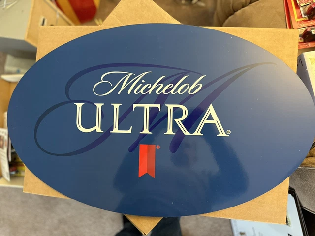 Michelob Ultra Beer Sign  Thick Lexan  28x17 New In