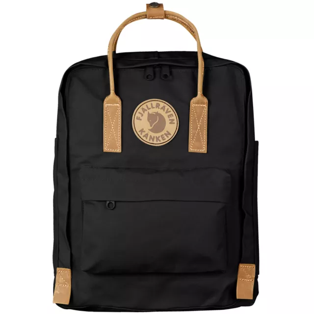 Fjällräven Känken No. 2 Kanken Tagesrucksack Freizeit-Rucksack Schwarz 16 Liter