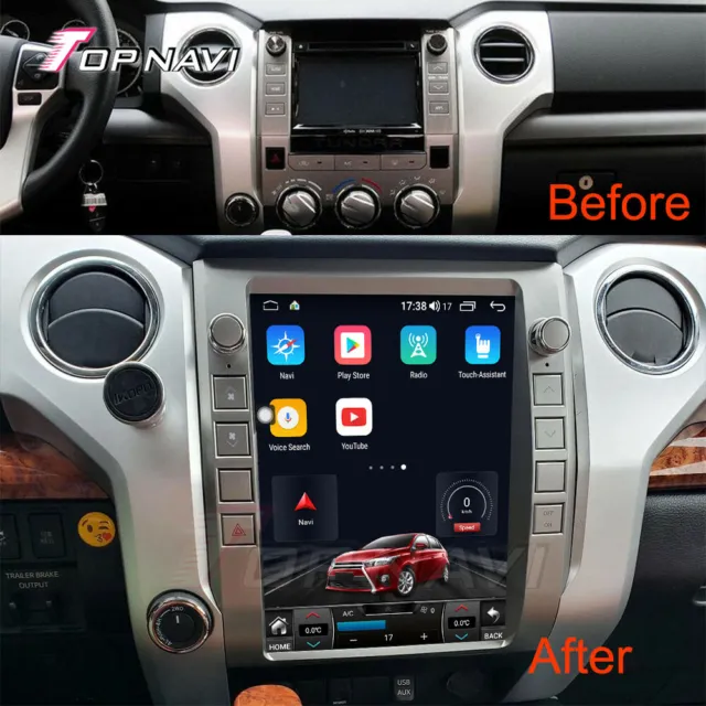 12.1Inch Androind 13 Car GPS Navigation for Toyota Tundra 2014-2019 Stereo 4G