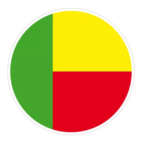 drapeau Espagne rond - 5cm - Sticker/autocollant