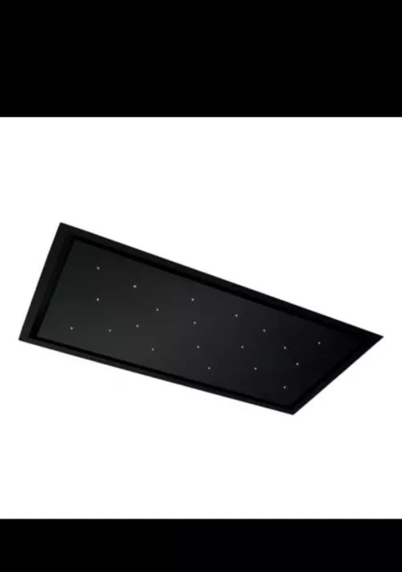 CDA 90cm  EVS90BL Black Star Light LED Ceiling Extractor With Remote Control