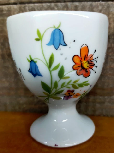 Coquetier Limoges JL COQUET Porcelaine Blanche