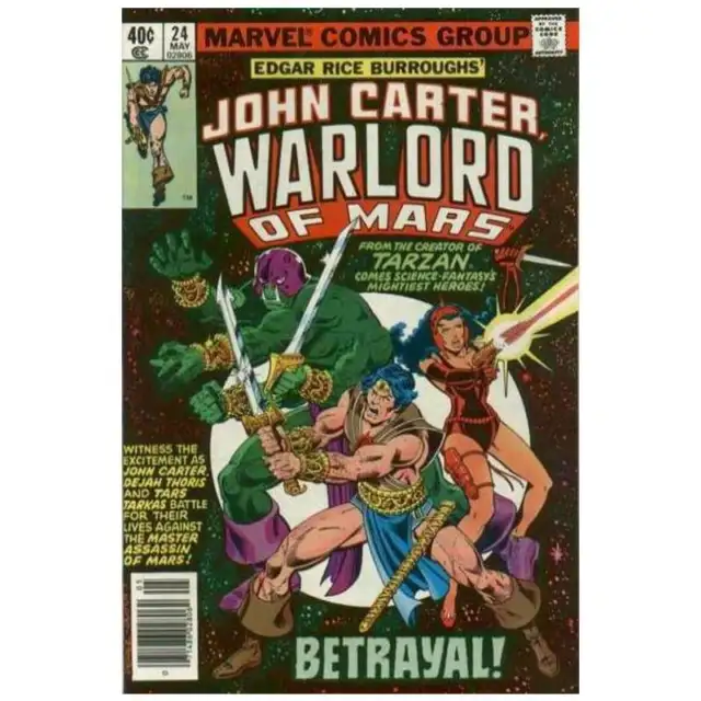 John Carter: Warlord of Mars (1977 series) #24 in VF + cond. Marvel comics [l