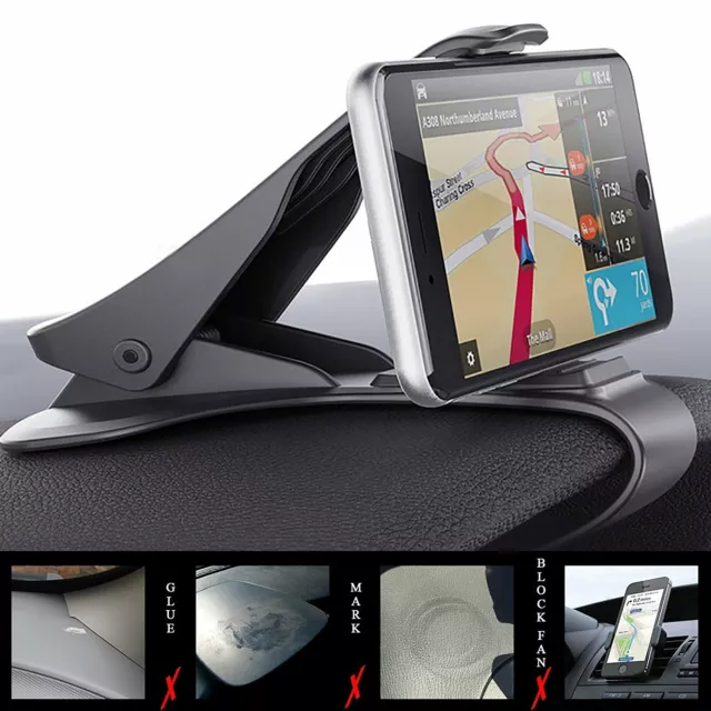 Universal Car Dashboard Mount Holder Stand Clamp Cradle Clip for Cell Phone GPS