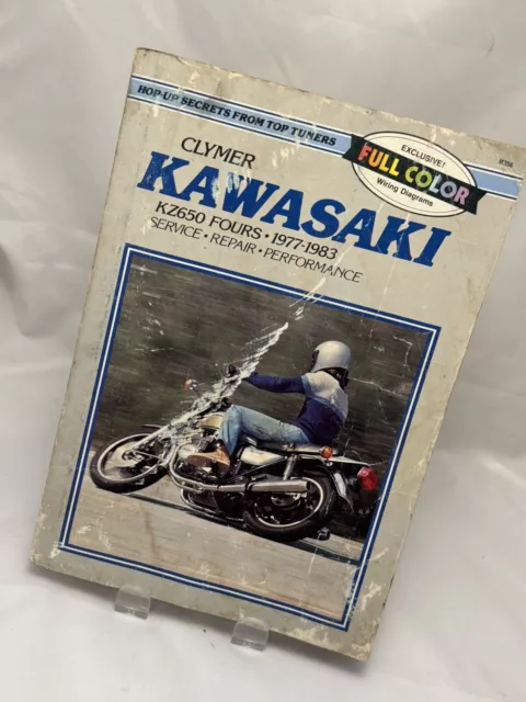 Clymer Kawasaki Service Repair Manual KZ650 Fours 1977-1980 Maintenance Book