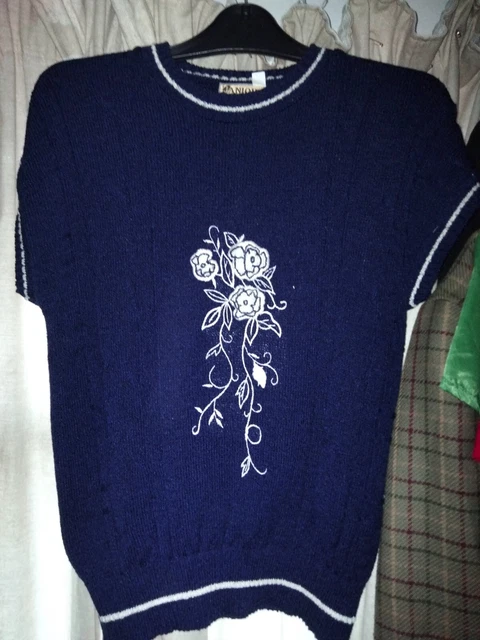 Canotta Acilica Da Donna Vintage Inutilizzata Anni '70