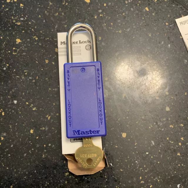 Blue New Master Lock Lockout/Tagout Locks 