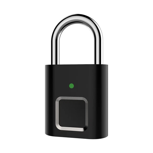 Cadenas intelligent d'empreintes digitales de serrure de porte rechargeable USB