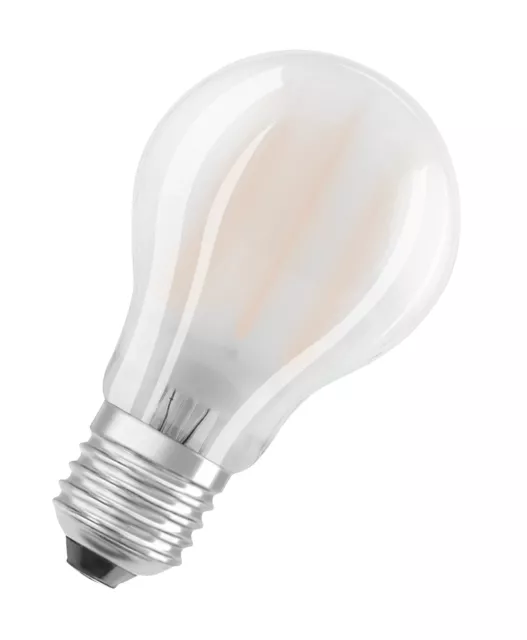 OSRAM LED-Lampe, Sockel: E27, Warm White, 2700 K, 7 W, Ersatz für 60-W-Glühbirne