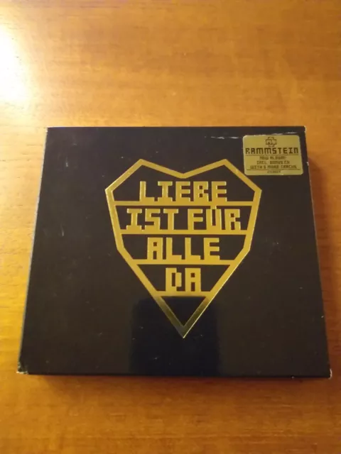 RAMMSTEIN - LIEBE Ist Fur Alle Da (Deluxe Edition) 2 CDs. Very