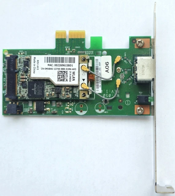 SCHEDA DI RETE Xbox 360 modulo interno wireless WiFi modello 1400 per SCHEDA DI RETE Xbox 360 modulo interno wireless WiFi modello 1400 per