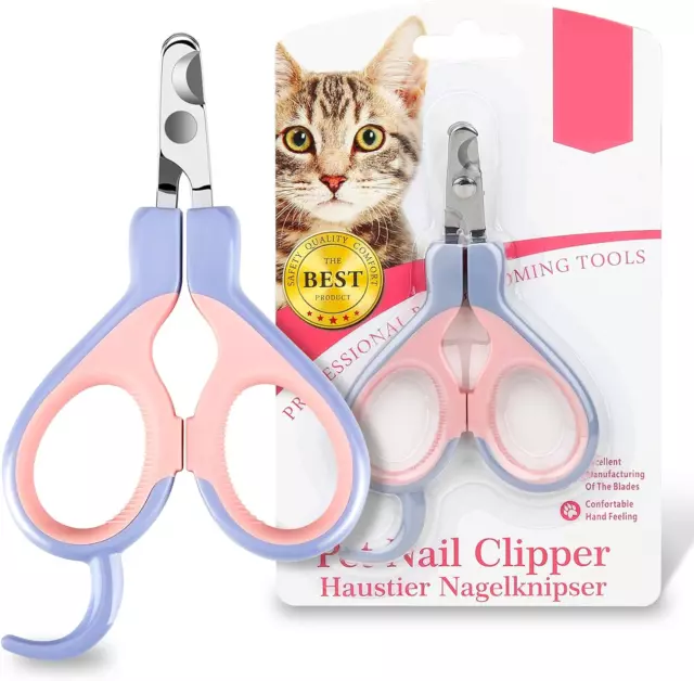 Dog & Cat Pets Nail Clippers with Safety Lock Sturdy Non Slip Handles - Professi