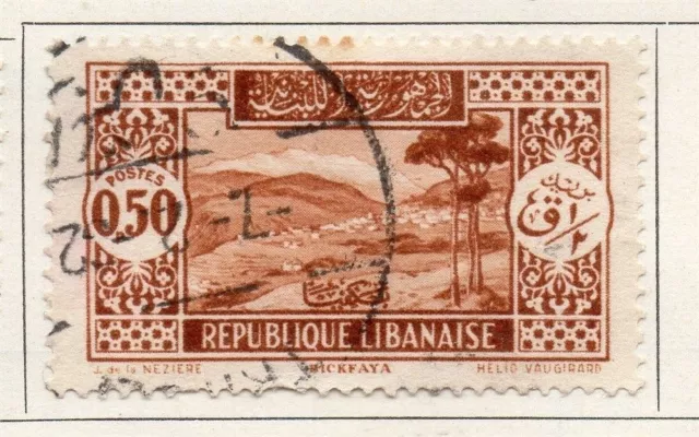 Great Lebanon 1930 Early Issue Fine Used 50p. 109522