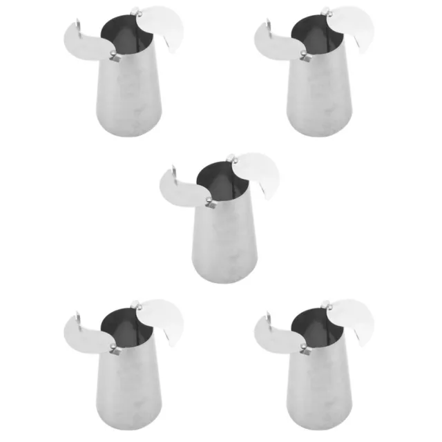 5pcs Stainless Steel Fire Replacement Coal Hot Pot Chimney Cap