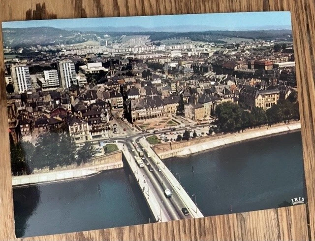 CPA 57 THIONVILLE La Moselle le pont et la Ville DIEDENHOFEN Editions La Cigogne 2