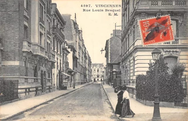 Cpa 94 Vincennes / Rue Louis Besquel