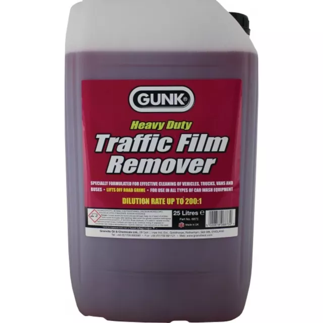 Gunk Heavy Duty Traffic Film Remover TFR Use In All Types Of Car Wash Equipment