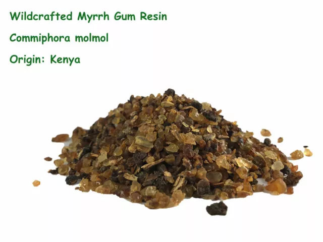 Myrrh Gum Resin Wildcrafted 100g (Commiphora molmol / myrrha) 100% Natural