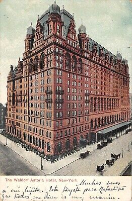 CPA Old Postcard de 1903 USA NEW YORK HOTEL WALDORF ASTORIA Rudolf de HAAS 