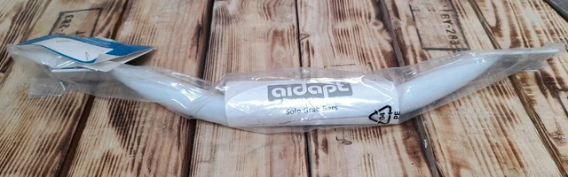 ABLEWORLD NEW BNWT 18 INCH WHITE STEEL OFFSET RAIL SOLO GRAB BAR Disability Aid