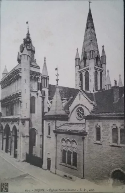 Cpa Dijon. Église Notre Dame