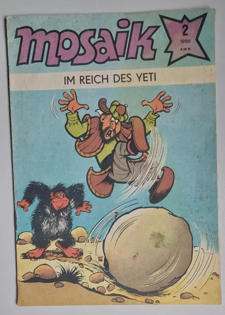 Mosaik 2   " Im Reich des Yeti "   DDR 1986