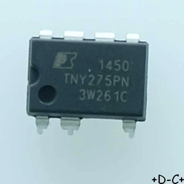 Commutateur LNK306PN Power Integrations - Boîtier DIP-8 - Neuf - Pour Alimentations