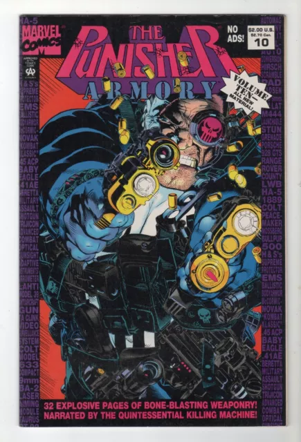 The Punisher Armory #10, Marvel Comics 1994, Low Print Run.