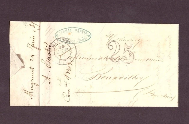 Vorphilatelie Brief Frankreich - Mazamet nach Bouxwiller 1853