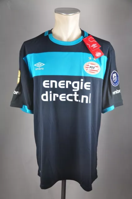 PSV Eindhoven Gr. XL XXL Umbro 2016-17 Jersey Away Niederlande Shirt + Patches