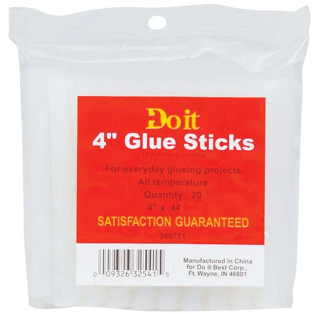 Do it 4 In. Standard Clear Hot Melt Glue (20-Pack) 349771 Pack of 50 SIM Supply,